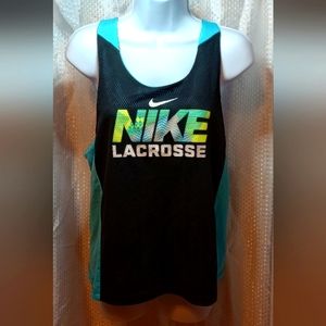 Nike Lacrosse Tank Top, Reversible, Carolina Blue, Black, Athletic Wear, Sports